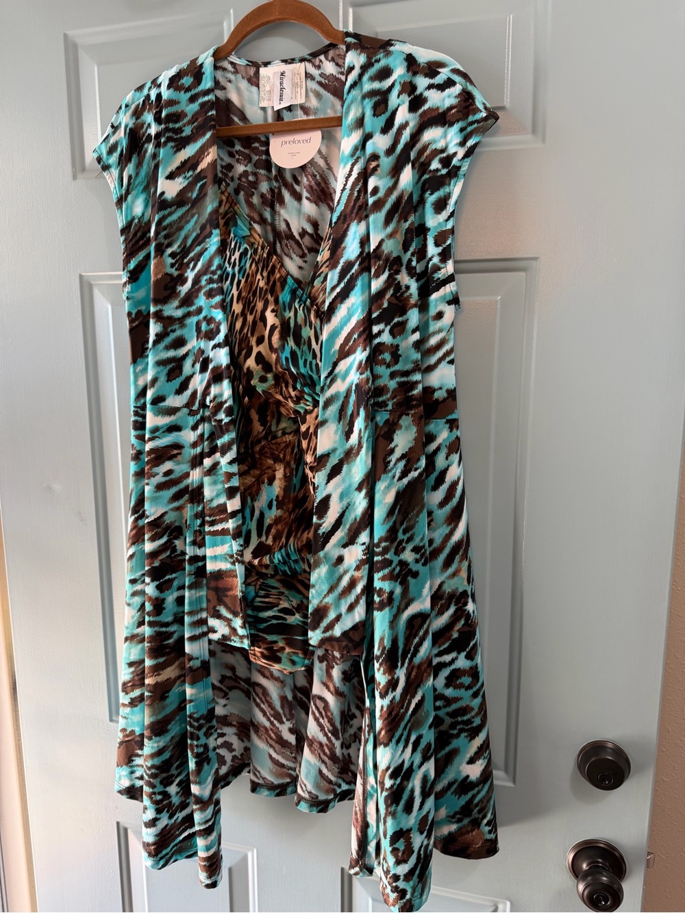 Miraclesuit set of one piece & coverup size 16
